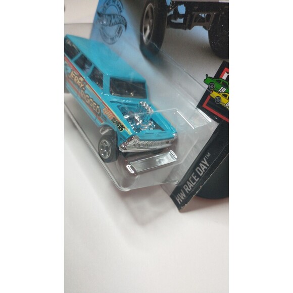 HOT WHEELS 2019 HW RACE DAY '64 NOVA WAGON GASSER - Picture 2 of 5
